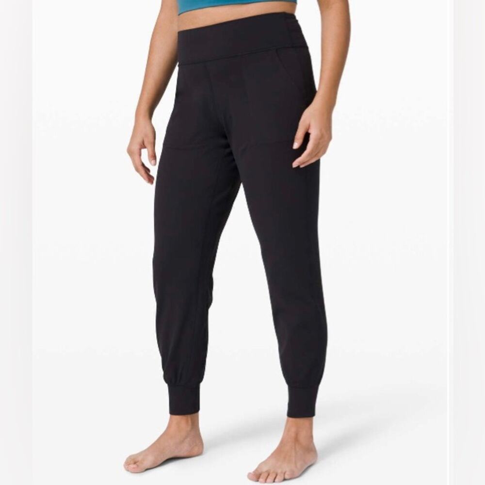 Lululemon womens 4 align jogger 28” black leggings buttery soft activewear yoga